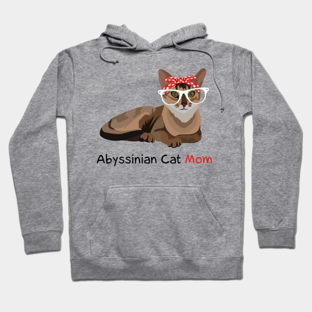 Abyssinian Cat Mom Kitten Womens Abyssinian Cat Hoodie by magazin